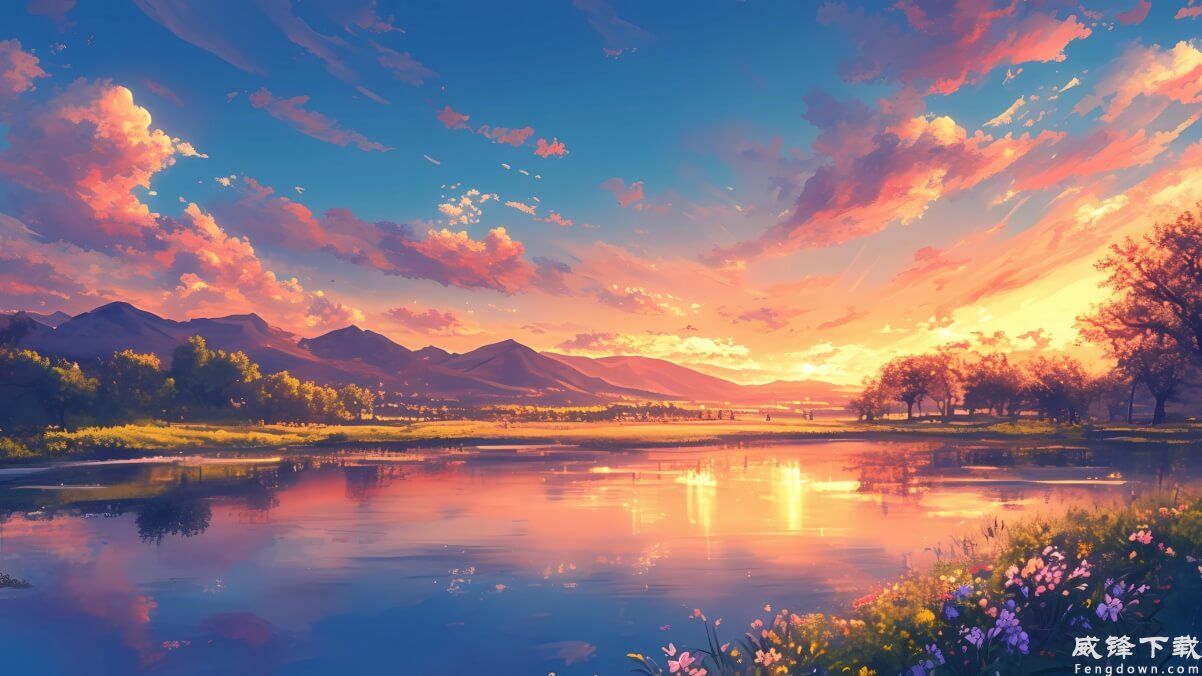 碧波荡漾 4k风景壁纸