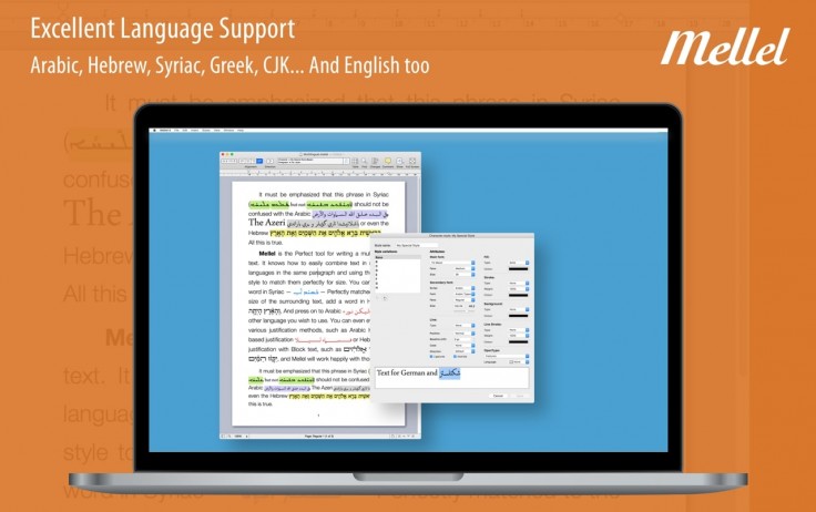 Mellel 一款强大的国际论文写作工具