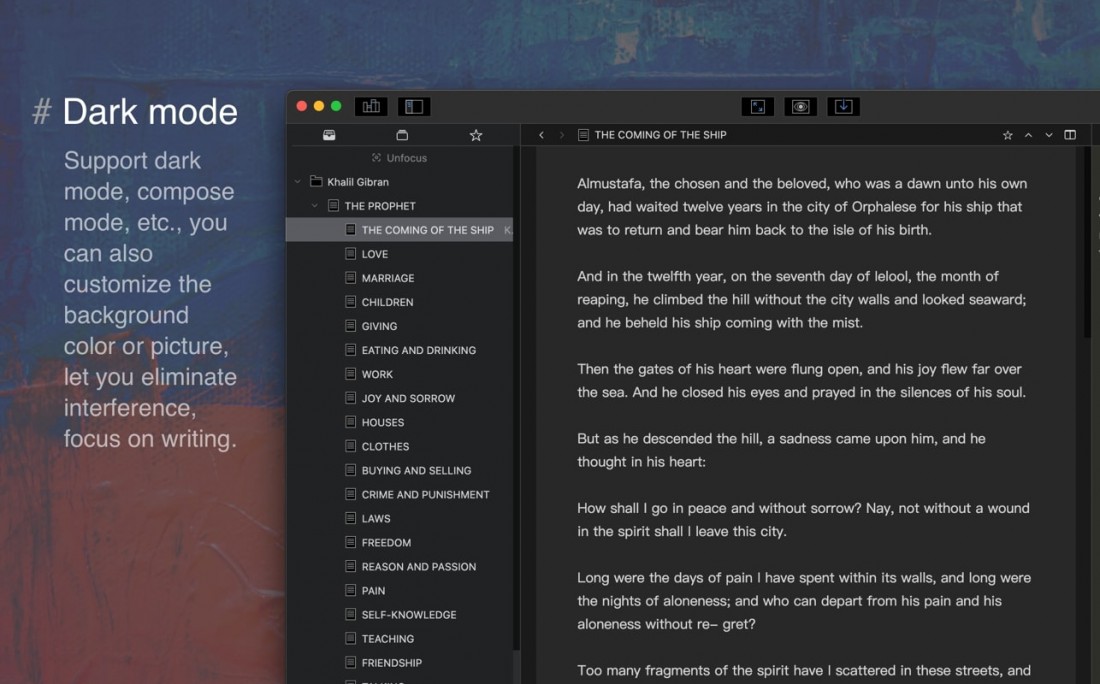 WonderPen 优秀的文本写作工具