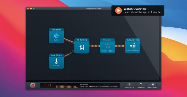 Audio Hijack 优秀的录音软件