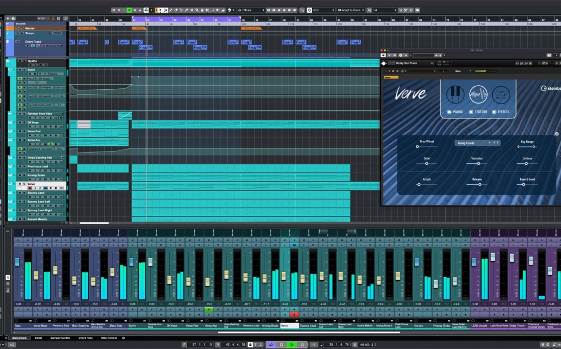 Cubase Pro 全功能数字音乐、音频工作软件