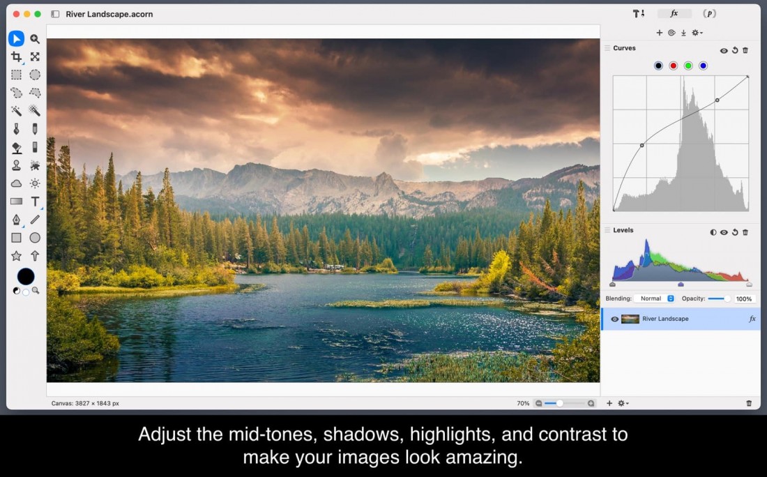 Acorn 7.3 优秀的轻量级图形处理工具