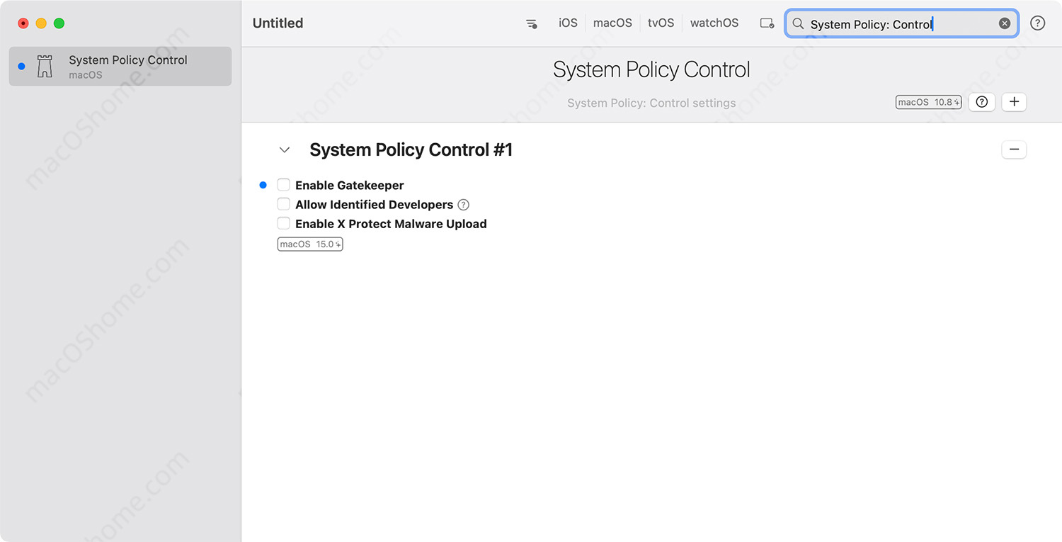 macOS Sequoia 15 启用允许“任何来源”