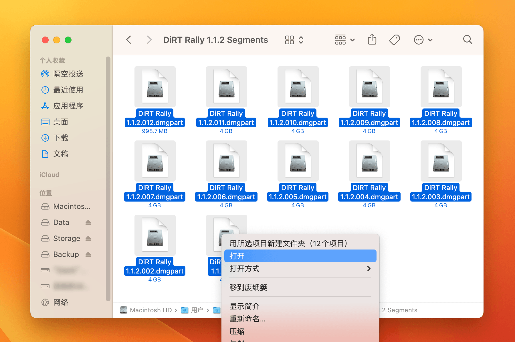 macOS打开dmg文件报 未能打开磁盘映像 错误代码109 解决方法