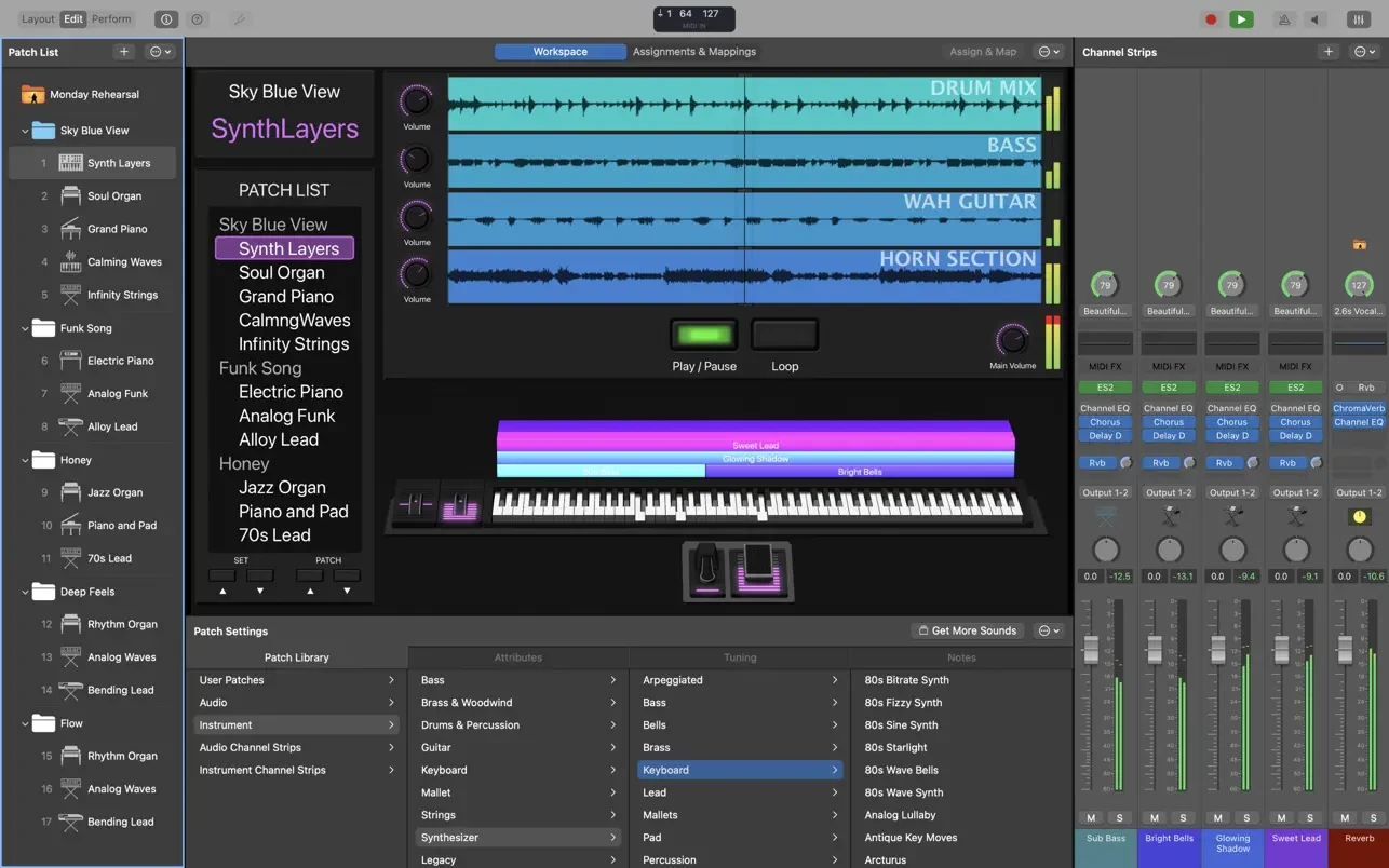 MainStage 3.6.2 [BUT] 媲美舞台效果的音效软件
